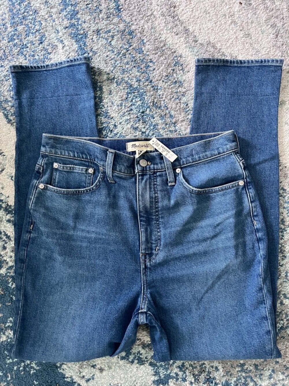 Madewell Women's MomJean Size 30 NWT Mid Wash High Rise